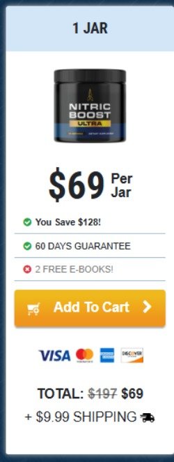 Nitric Boost Ultra 1 jar